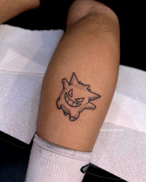 Gengar 😈 Where’s all my Pokémon fans at?? 👀 ✩ NOW BOOKING dm-text-call to book 416-519-3486 📲 ✩ Beeyond Ink Tattoo Studio 783 Lawrence Ave W Toronto, Ontario 📍 ✩ #tattoo #torontotattoo #torontotattooartist #tattooideas #tattootuesday #torontotattooshop #torontoartist #pokemontattoo Gangart Pokemon Tattoo, Pokemon Tattoo Gengar, Ghost Pokemon Tattoo, Greninja Tattoo, Pokemon Sleeve Tattoo, Gengar Pokemon Tattoo, Pokémon Tattoo Ideas, Simple Pokemon Tattoo, Gengar Tattoo Design