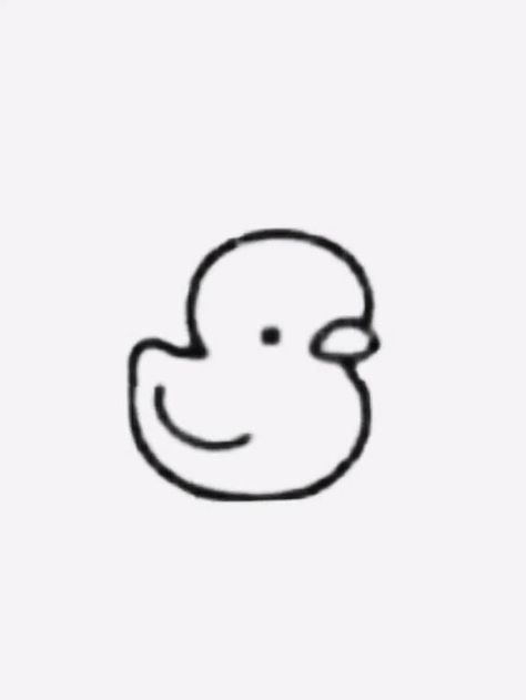 Doodle #doodle doodles #doodles drawing ideas #drawingideas 3.168 Weird Doodles, Duck Quack, Cute Small Drawings, Random Doodles, Meme Reaction, Doodle Doodle, Small Doodle, Doodle Icon, Duck Duck