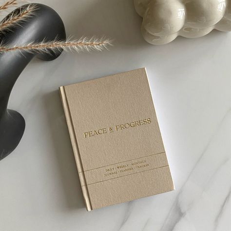 Beige linen & gold foiling aesthetic wellness journal Beige Notebook, Aesthetic Wellness, Wellness Journal, Planner Tracker, Launching Soon, Journal Aesthetic, Journal Planner, Vision Board, Bullet Journal