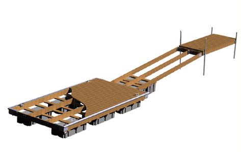 Find out how to build a wooden floating dock from A to Z in 4 steps and how to anchor a floating or stationary dock. Consult our pro advice. Floating Dock Kits, Floating Dock Plans, Homemade Boat, Diy Dock, Building A Dock, Trex Composite Decking, Floating Boat Docks, Barrels Diy, Floating Docks