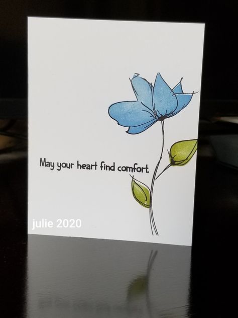 Condolence Watercolor Cards, Watercolor Sympathy Cards Diy, Hand Painted Sympathy Cards, Watercolour Sympathy Card Ideas, Watercolour Sympathy Cards, Sympathy Cards Watercolor, Sympathy Card Watercolor, Sympathy Watercolor Cards, Diy Sympathy Cards Ideas