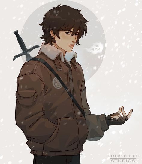 ✧ Frost | she/her | 19 | USA ✧ on Instagram: “Older!Nico Di Angelo. 💀🍂Probably in his later teens, but his Aviator jacket still doesn’t fit him. :’) He’s definitely one of my favorite…” Nico Fanart, Frostbite Studios, Percy Jackson Nico, Percy Jackson Drawings, Son Of Hades, Zio Rick, Rick Riordan Series, Pjo Cast, Will Solace