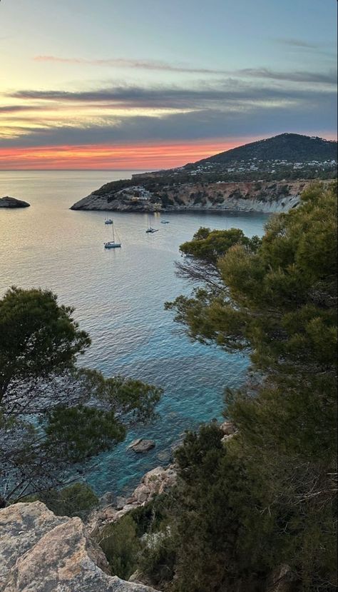 Ibiza Aesthetic Wallpaper, Summer In Ibiza, Travel Aesthetic Spain, Spain Aesthetics Wallpaper, Spain Beach Aesthetic, Nature Vision Board, Pretty Views Aesthetic, Ibiza Wallpaper, Vacation Pictures Aesthetic