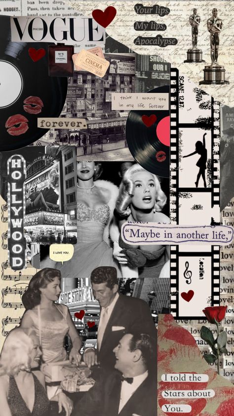 Old Hollywood Posters Vintage, Hollywood 50s Aesthetic, Old Money Collage Wallpaper, Old Hollywood Collage, Old Hollywood Background, Old Hollywood Posters, Old Hollywood Aesthetic Wallpaper, Old Hollywood Wallpaper, Hollywood Moodboard