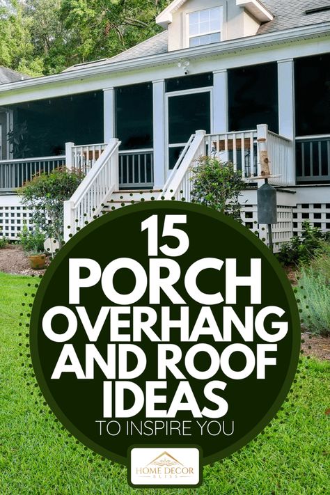 Screen Porch On Front Of House, Screened Front Porch Ideas Curb Appeal, Front Porch Elevation Ideas, Porch Overhang Front Door, Extending Porch Ideas, How To Add A Covered Porch To House, Adding A Front Porch To A Ranch House, Back Porch Addition Ideas, Front Porch Truss Ideas