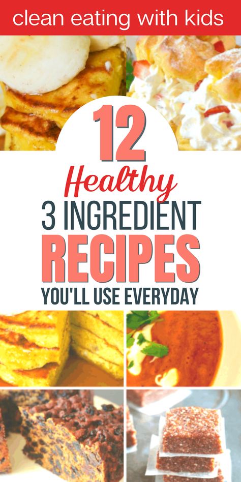 college image of 3 ingredient recipes Three Ingredient Meals Simple, 2 Ingredient Healthy Recipes, Simple Ingredient Recipes Healthy, 3 5 Ingredient Meals, Simple Ingredient Snacks, 3 Ingredient Food Recipes, 3 Ingredient Meals Healthy, Healthy Low Ingredient Recipes, 3 Ingredient Dinners Easy