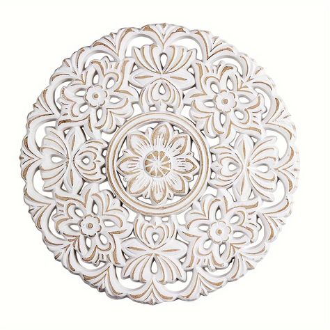 Temu kedvező áron jó termékek, új ügyfeleknek az első rendelés ingyenes szállítással Round Lippan Art, Medallion Wall Art, Carved Wall Art, Wooden Wall Art Decor, Rustic Wood Wall Art, Mandala Wall Decor, Medallion Wall Decor, Distressed Walls, Lippan Art