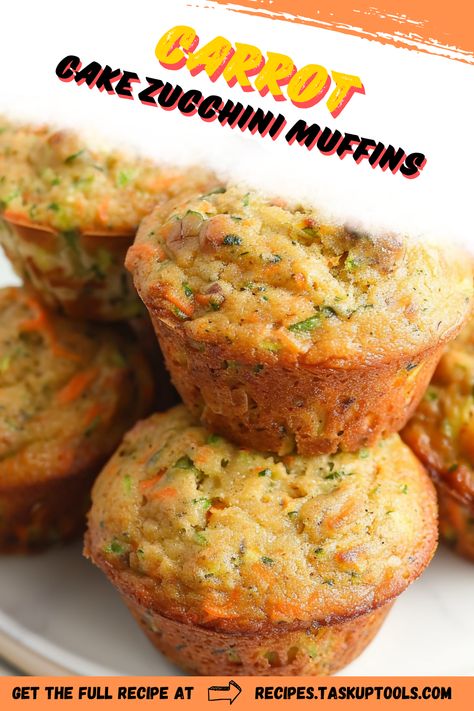 Discover the perfect blend of health and indulgence with our Carrot Cake Zucchini Muffins. Baked with love, these muffins are a harmony of sweet carrots and zucchini, crafted into a nutritious breakfast or a satisfying snack. Pin this recipe and add a touch of mouth-watering delight to your day. Make your diet delicious with a muffin that's garden-fresh and sprinkled with the goodness of mother nature's bounty. #HealthyBakes #CarrotCakeZucchiniM Zucchini Carrot Muffins Healthy, Zucchini And Carrot Muffins, Carrot And Zucchini Muffins, Healthy Carrot Muffins, Carrots And Zucchini, Vegetable Muffins, Carrot Zucchini Muffins, Zucchini Muffin, Sweet Carrots