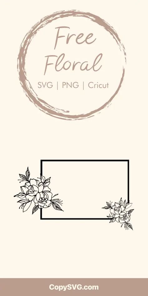 Floral Svg Free Cut File For Cricut Fall Svg Files Free, Svg Files Free Cricut, Free Floral Svg, Fall Svg Files, Silhouette Flower, Cricut Svg Files Free, Floral Svg, Free Cut Files, Cricut Free