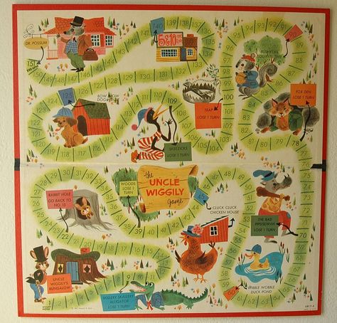 Uncle Wiggily | by BuddyRooster 1950s Toys And Games, Board Games Aesthetic, Uncle Wiggly, 1950s Toys, Baby Boomers Memories, Games Aesthetic, Old Board Games, Mini Toys, Avon Perfume