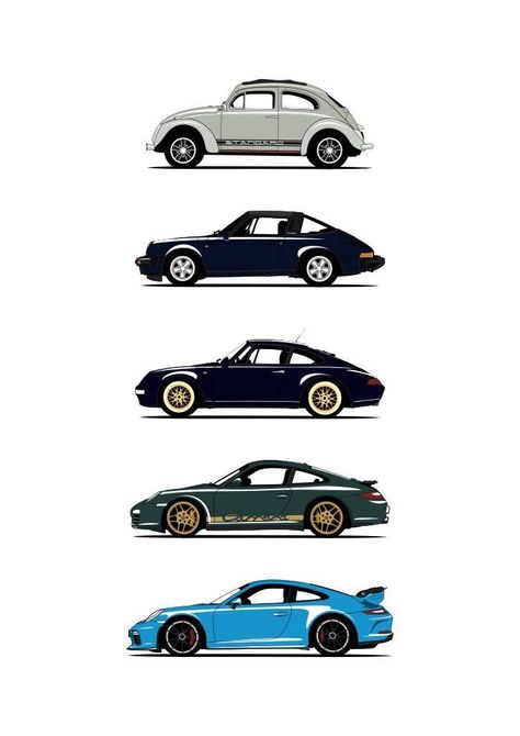 Wish Tattoo, Vintage Car Posters, Porsche Poster, Collage Mural, Car Prints, Auto Poster, Produk Apple, Cool Car Pictures, Plakat Design