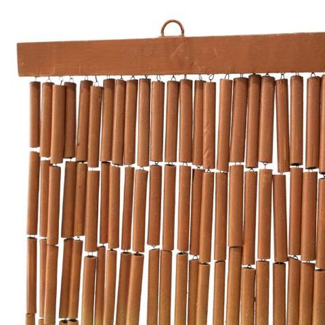 Warm Sunset Bamboo Beaded Curtain | World Market Wood Bead Curtain, Sheer Window Treatments, Affordable Curtains, Patterned Curtains, Bamboo Beaded Curtains, Curtains Sheer, Window Treatments Sheer, Bead Curtain, Warm Sunset