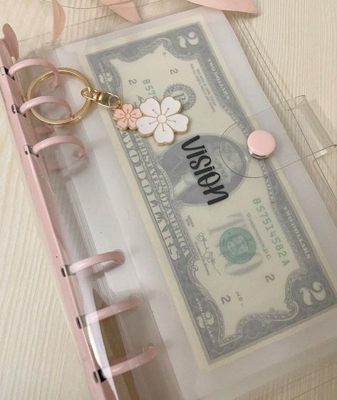 Money Save Aesthetic, Pink Aesthetic Money, Cash Stuffing Aesthetic, Budget Vision Board, Savings Aesthetic, Saving Aesthetic, Saving Money Aesthetic, 2024 Loading, Money 2023