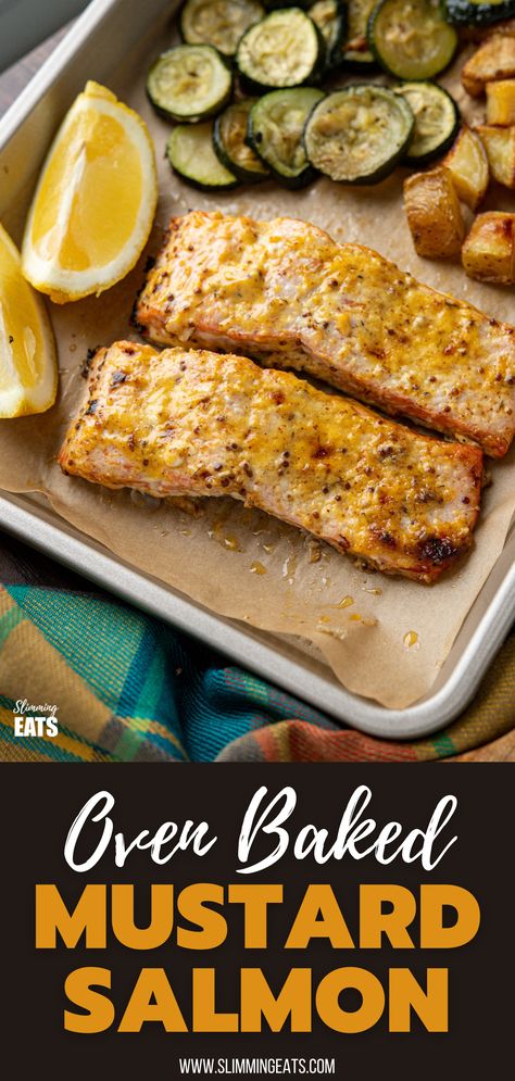 Whole Grain Mustard Salmon, Salmon Mayonnaise Baked, Mustard Sauce For Salmon, Salmon With Mustard Sauce, Oven Baked Salmon Fillet, Salmon Recipes Oven, Salmon Fillet Recipes, Oven Salmon, Oven Roasted Salmon