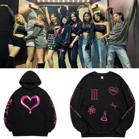 Kpop TWICE 4TH WORLD TOURⅢ Cotton Cap Hoodie Sweater Sweatshirt | eBay Hoody Kpop, Baggy Clothes, Sweatpants Set, Hoodie Sweater, World Tour, Long Sleeve Hoodie, New Outfits, Sweater Hoodie, Suits For Women