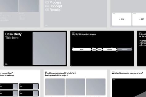 TMS Case Study is an 81-slide presentation template designed to articulate your project results and highlight key achievements.  It covers all essential elements for an impactful case study, offering diverse layouts to communicate the brief, scope, process, concepts and impact of your work.  As standard, the Canva and Google Slides versions are set in Helvetica Regular whereas the Figma, Keynote and PowerPoint versions are set in Helvetica Medium. However, the typefaces can be easily changed to su Social Media Presentation Template, Consulting Brand Identity, Graphic Design Portfolio Presentation, Brand Book Design, การออกแบบ Ui Ux, Identity Graphic Design, Figma Design, Cat Logo Design, Note Templates