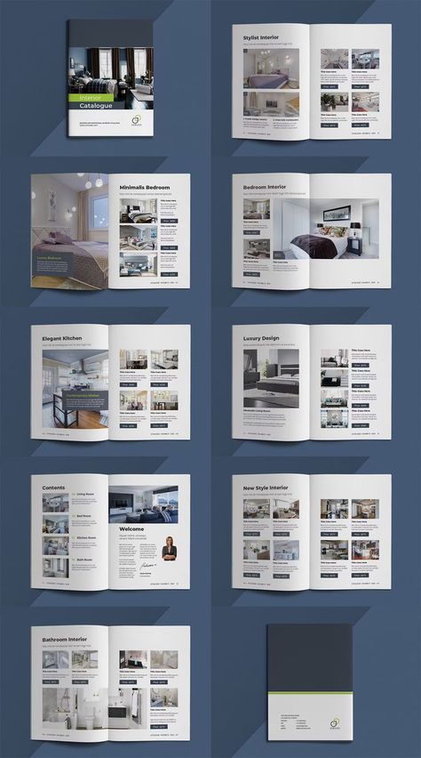 A5 Interior Catalogue Template InDesign. 20 Pages Interior Catalogue, Catalogue Template, Empty Rooms Interior, Catalog Design Layout, Brochure Design Layout, Booklet Design, Presentation Layout, Empty Room, Catalog Design