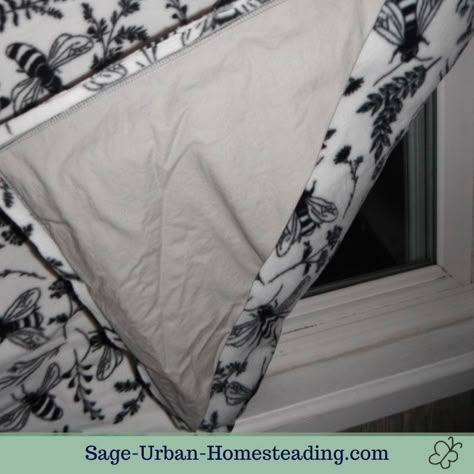 Insulated Curtains Diy, Window Insulation Diy, Insulated Window Coverings, Window Coverings Diy, Benefits Of Sleeping, Window Quilts, Window Quilt, Quilted Curtains, Earth Bag Homes