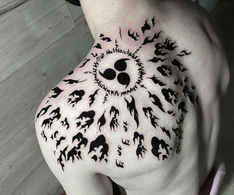 Sasuke Curse Mark Tattoo, Sasuke Curse Mark, Curse Mark Tattoo, Curse Mark, Bleach Tattoo, Tato Salib, Seal Tattoo, Uv Tattoo, Mark Tattoo