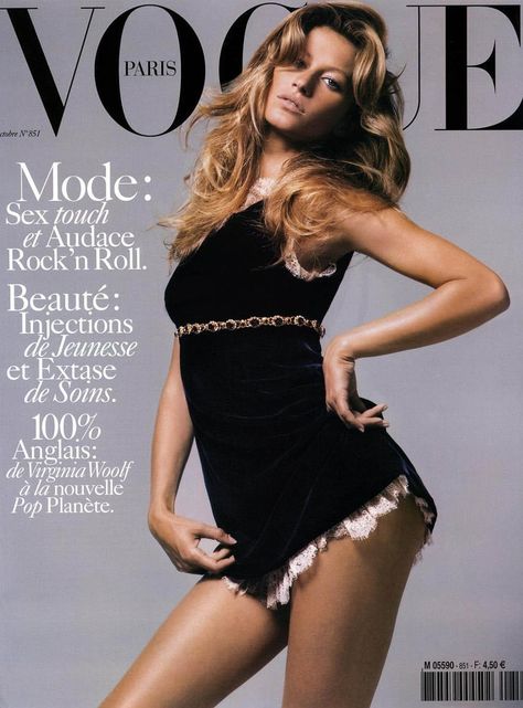 Gisele Caroline Bündchen, Paris October, Gisele B, Vogue Brazil, Carolyn Murphy, Vogue Magazine Covers, Magazine Vogue, Mario Sorrenti, Fashion Magazine Cover