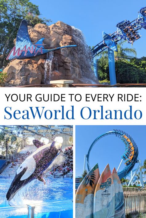 Your guide to all the rides at SeaWorld Orlando (2024) Sea World Orlando, England Beaches, Orlando Parks, Seaworld Orlando, Florida City, Disney Orlando, Full Time Travel, Islands Of Adventure, Gap Year