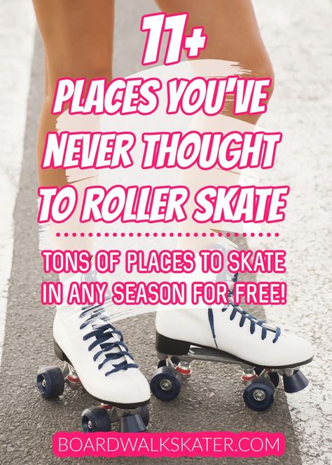 best places to practice roller skating best places to roller skate Roller Skate Organization, Benefits Of Roller Skating, Workouts For Roller Skaters, Places To Roller Skate, Roller Skate Lacing Techniques, Diy Roller Skating Rink, Roller Skate Storage Ideas, Roller Skate Basics, Roller Skate Style