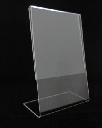 Amazon.com: SourceOne 8.5 X 11 Slant Back Clear Acrylic Sign Holder Ad Frame: Home & Kitchen Menu Stand, Acrylic Holders, Brochure Holders, Acrylic Signage, Table Tents, Restaurant Table, Picture Hook, Directional Signs, Sign Stand