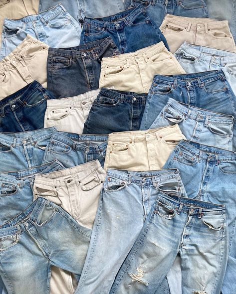 Levis Aesthetic, Vintage 501, Denim Inspiration, Vintage Levis 501, Vintage Stuff, Levis 501, Levi Jeans, Levi's, On Instagram