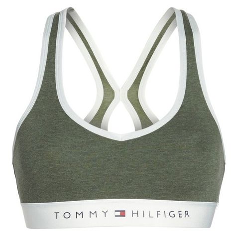 Women's Tommy Hilfiger Bralette (1,160 INR) ❤ liked on Polyvore featuring intimates, bras, army green heather, tommy hilfiger bra, bralette bras and tommy hilfiger Kickboxing Outfit, Gym Fashion Women, Tommy Hilfiger Bralette, Tommy Hilfiger Bra, Calvin Klein Outfits, Sports Bra Outfit, Bra Bags, Fitness Fashion Outfits, Calvin Klein Bralette