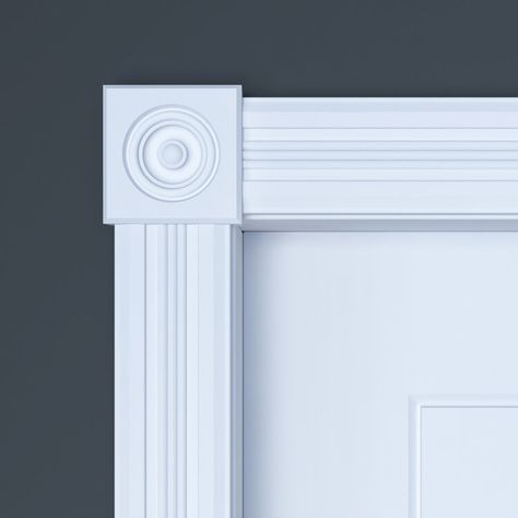 Easy Corner Solutions — Ornamental Decorative Millwork Door Moldings And Trim, Ornamental Corner, Wood Rosettes, Interior Door Styles, Plinth Blocks, Ornamental Mouldings, Door Casing, Door Molding, Interior Windows