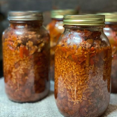 Canned Burrito in a Jar | Raw Pack Meat or Meatless | amfthings.com Canning Sloppy Joe Meat, Canning Burrito In A Jar, Burritos In A Jar Canning, Burrito In A Jar Canning Recipe, Burrito In A Jar, Canning Hamburger, Strawberry Fig Preserves, Canning Meals, Canning Meat