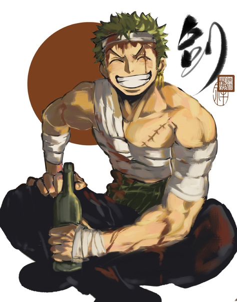 رورونوا زورو, Zoro Roronoa, Fandom Drawing, Snk Cosplay, One Piece Man, One Piece Crew, Body Base Drawing, Animation Art Sketches, Nami One Piece