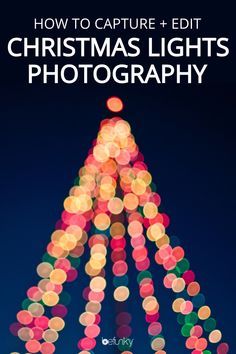 Learn all our best tips for photographing Christmas lights and editing your shots to perfection | BeFunky Blog | #christmaslights #photography #photographytips #camerasettings #nightphotography #photoediting #photoeditor #christmas #holiday Christmas Lights Photoshoot, Christmas Pictures With Lights, Christmas Light Photography, Indoor Christmas Lights, Cool Photo Effects, Diy Christmas Lights, Christmas Light Installation, Hanging Christmas Lights, Photography Settings