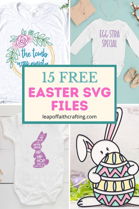 FREE Easter SVG: 15 Files to Craft With Now! - Leap of Faith Crafting Free Easter Svg, Peeps Easter, Easter Svg Files, Easter Shirts, Happiness Is Homemade, Cricut Projects Beginner, Easter Projects, Easter Peeps, Easter Craft