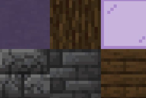 Purple Minecraft Pallet, Minecraft Color Palette Purple, Dark Block Pallet Minecraft, Dark Oak Color Palette Minecraft, Pink Block Palette Minecraft, Block Combination Minecraft, Minecraft Amethyst Palette, Purple Block Pallet Minecraft, Spruce Wood Color Pallet Minecraft