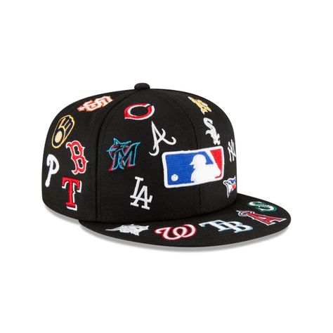 Custom Fitted Hats New Era Cap, 59fifty Outfit, Fitted Hats Outfit Men, Custom New Era Hats, Custom Fitted Hats, Attitude Stylish Boys Pic, Dope Hats, New Era Logo, Nba Hats