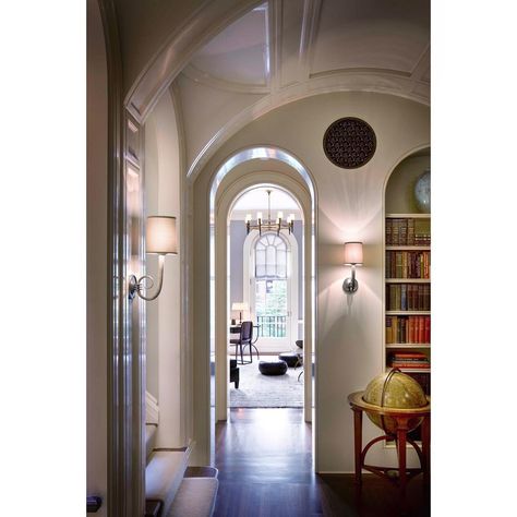 Peter Pennoyer Architects “The vaulted second floor library inspired by James Wyatt's Heveningham Hall" Peter Pennoyer, Katie Ridder, Arched Entry, Ceiling Details, Chateau Hotel, Decor Elements, Architectural Details, Traditional Architecture, Architecture Portfolio