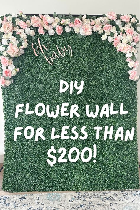 Flower wall back drop boxwood DIY for weddings showers etc Diy Photo Backdrop Greenery, How To Hang Flower Wall Backdrop, Garden Wall Wedding Backdrop Ideas, Greenery Wall Diy Wedding, Shrub Backdrop, How To Make A Flower Backdrop Wall, How To Make Greenery Backdrop, Wedding Backdrop Greenery Wall, Boxwood Flower Wall