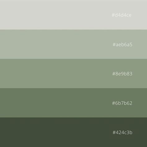 Grayish Green Color Palette, Landscape Architecture Color Palette, Sage Green Pallet, Color Palette Green Earth Tones, Green Colour Pallet, White And Green Color Palette, Green Pallet Color, Soft Green Color Palette, Green Pallet