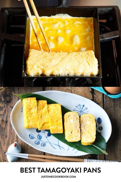 The 4 Best Tamagoyaki Pans of 2024 • Just One Cookbook Japan Kitchen, Just One Cookbook, Omelette Pan, Easy Japanese Recipes, Aluminum Pans, Japanese Recipes, Copper Pans, Pan Set, Omelet