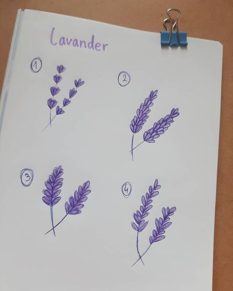 Purple Flower Drawing Easy, Purple Aesthetic Doodles, Flower Aesthetic Doodle, Purple Flowers Doodle, Purple Bujo Ideas, Purple Aesthetic Design For Journal, Simple Journal Drawings, Purple Drawing Ideas Easy, Notebook Doodles Aesthetic Simple