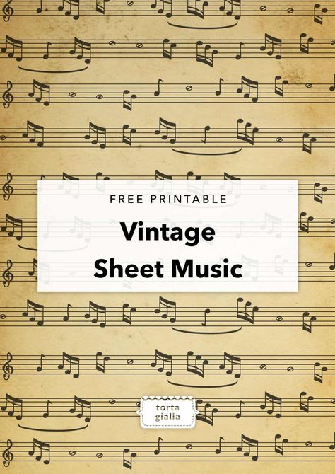 Looking for some free printable vintage sheet music for your next paper project? Download this freebie and start papercrafting! A friend of mine had a card project and asked if I had a vintage sheet music printable, so I created it for her! I thought it was only right to share with everyone since it’s … Music Printables, Free Printable Sheet Music, Sheet Music Crafts, Hymn Sheet Music, Vintage Paper Printable, Sheet Music Art, Christmas Sheet Music, Vintage Paper Background, Free Vintage Printables