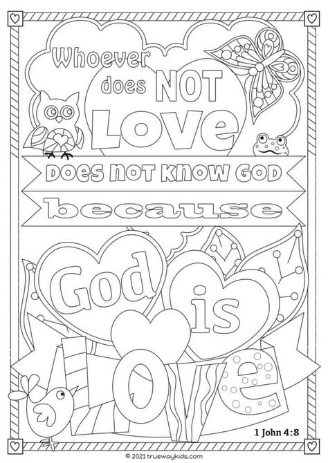 Love Bible lesson for Kids - Trueway Kids Love Bible Lesson For Kids, Lent Activities For Kids Catholic, Lent Activities, Bible Lesson For Kids, Flower Relief, Verses For Kids, Kids Church Lessons, Sunday School Coloring Pages, Bible Verse Coloring Page