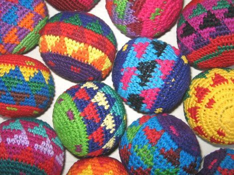 How To Make A Hacky Sack Crochet Hacky Sack Pattern, Crochet Hacky Sack, Hacky Sack, Caron Yarn, Crocheting Patterns, Crochet Tools, Crochet Goodies, Crochet Tapestry, Tunisian Crochet