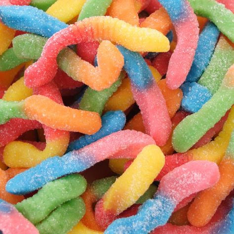 Sour Worms, Sour Gummy Worms, Jelly Sweets, Online Candy Store, Gummy Worms, Bulk Candy, Sour Candy, Favorite Candy, Colorful Candy