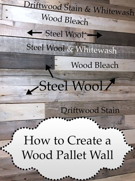 Pallet Accent Wall, Diy Wood Pallet, Driftwood Stain, Pallet Walls, Bleached Wood, Used Pallets, Wood Pallet Wall, Wooden Pallet Furniture, Wood Accent Wall