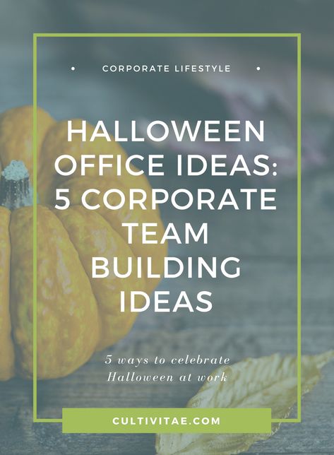 Halloween Office Events, Halloween Office Competitions, Halloween Meeting Ideas, Halloween Office Contest Ideas, Halloween Employee Engagement, Halloween Corporate Event Ideas, Fall Employee Engagement Ideas, Halloween Team Building Activities, Office Halloween Ideas