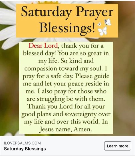 Godly Woman Daily on Instagram: “Saturday Blessings! - Go to link in bio to read today’s Encouraging word. Don’t miss. Stay encouraged and blessed! 💜” Saturday Afternoon Blessings And Prayers, Saturday Prayers And Blessings, Saturday Blessings Inspiration Words, Daily Morning Prayer, Weekly Blessings, Stay Encouraged, Saturday Morning Quotes, Saturday Blessings, Prayer For My Family