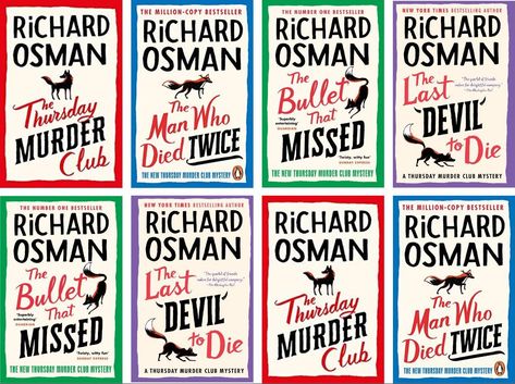 Thursday Murder Club Books in Order By Richard Osman Richard Osman Book, Richard Osman, Cosy Mysteries, Mini Books, The Millions, Bestselling Author, Written By, To Read, Books To Read