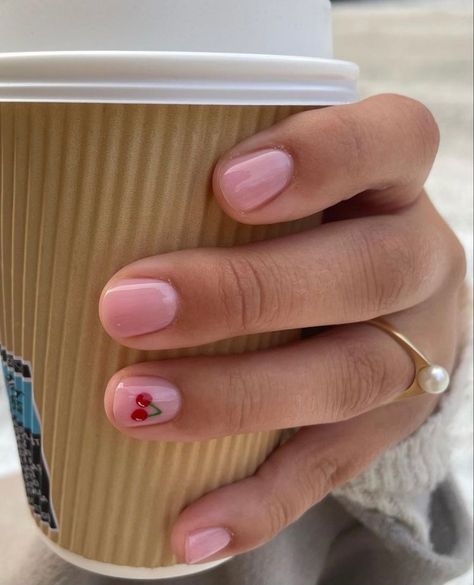 nail inspo
cherry nails inspo
cute nail inspo 
short nail inspo Minimalistic Summer Nails, July 2024 Nails, Extra Short Gel Nails, Shellac Nail Designs, Nagellack Trends, Short Gel Nails, Cherry Nails, Simple Gel Nails, Minimal Nails